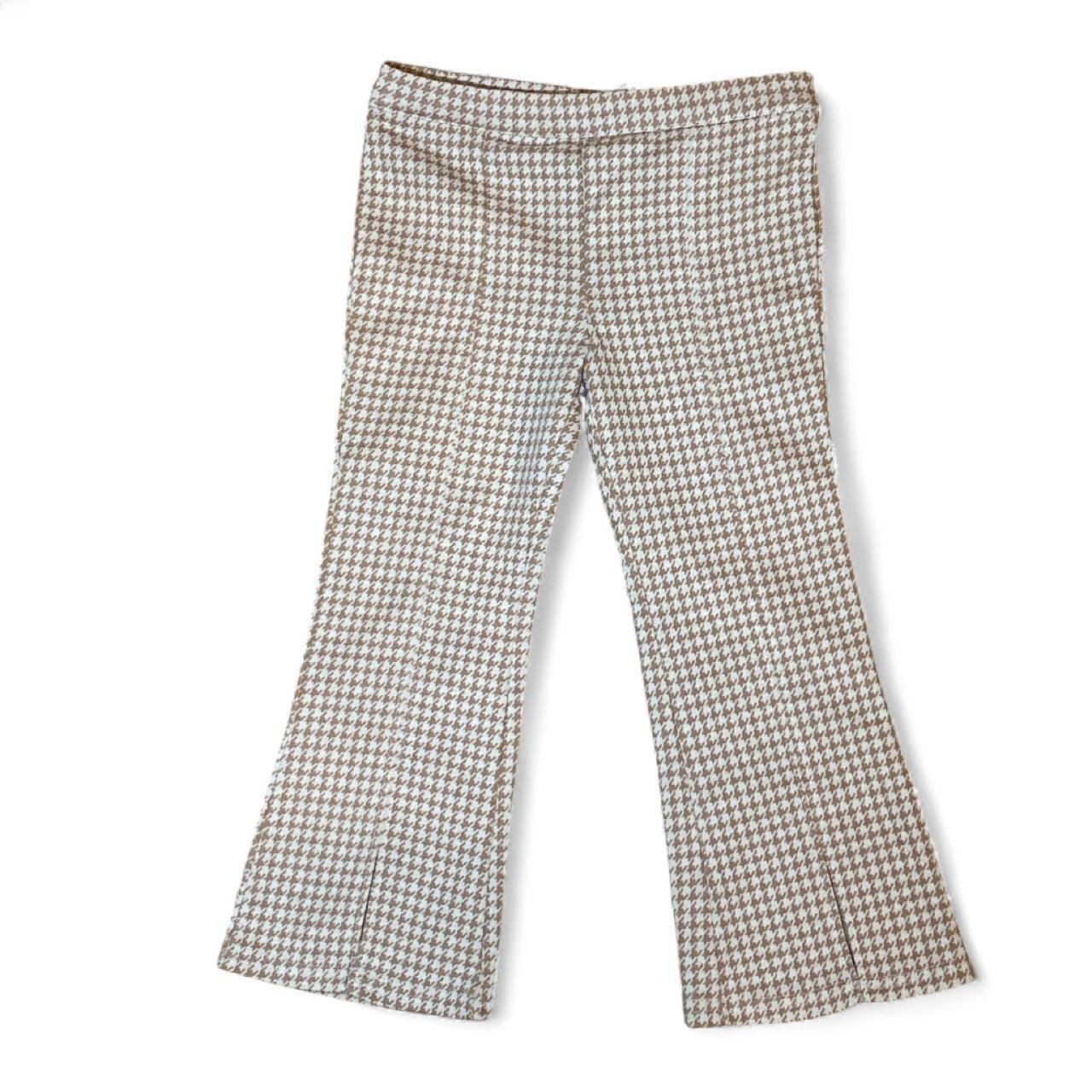 Girls Houndstooth Flare Pants Kids Toddler 4t, Xs